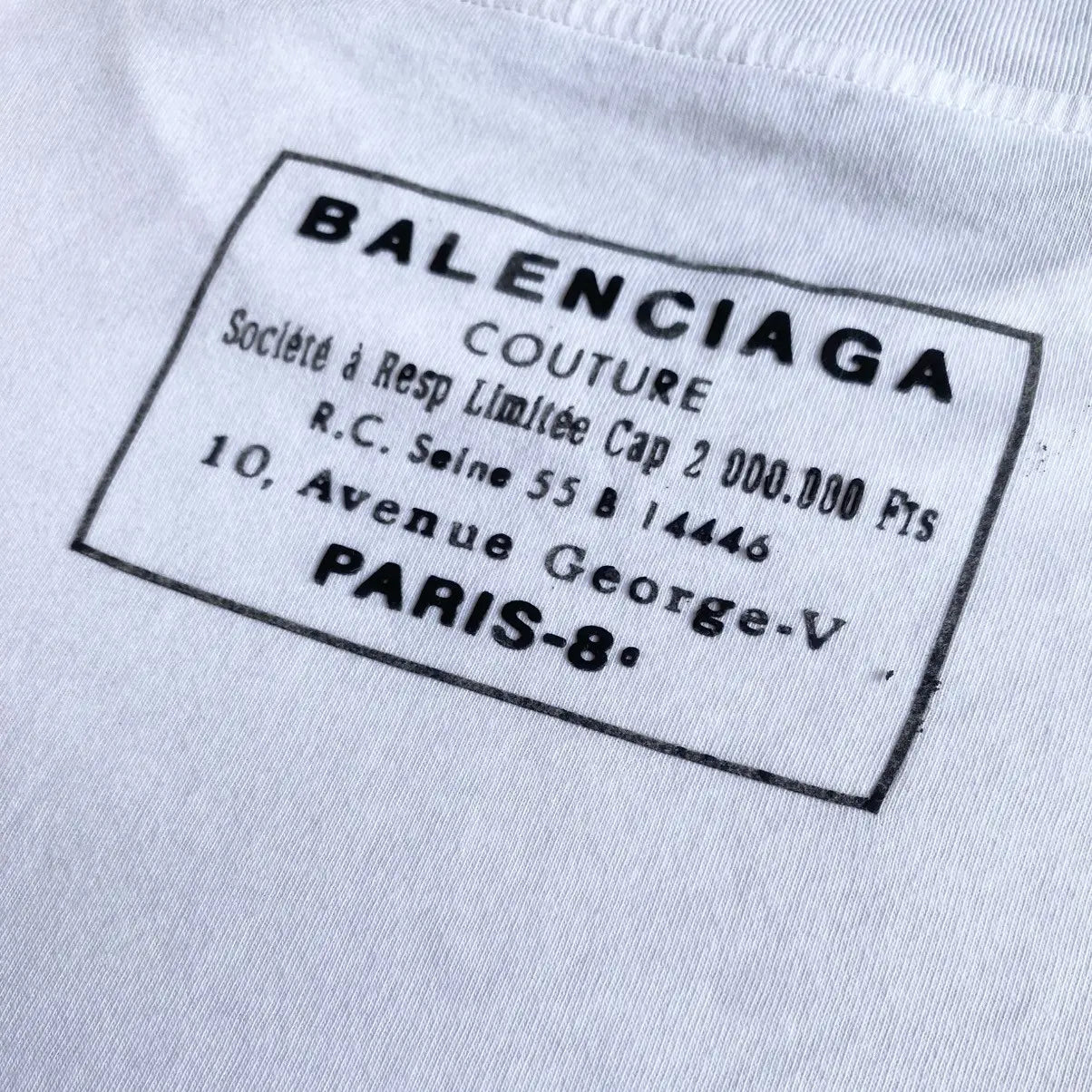 Balenciaga - Back Logo Stamp T Shirt