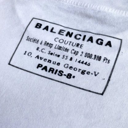 Balenciaga - Back Logo Stamp T Shirt