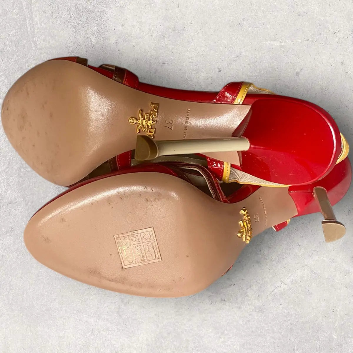Prada - SS12 Red Patent Heels