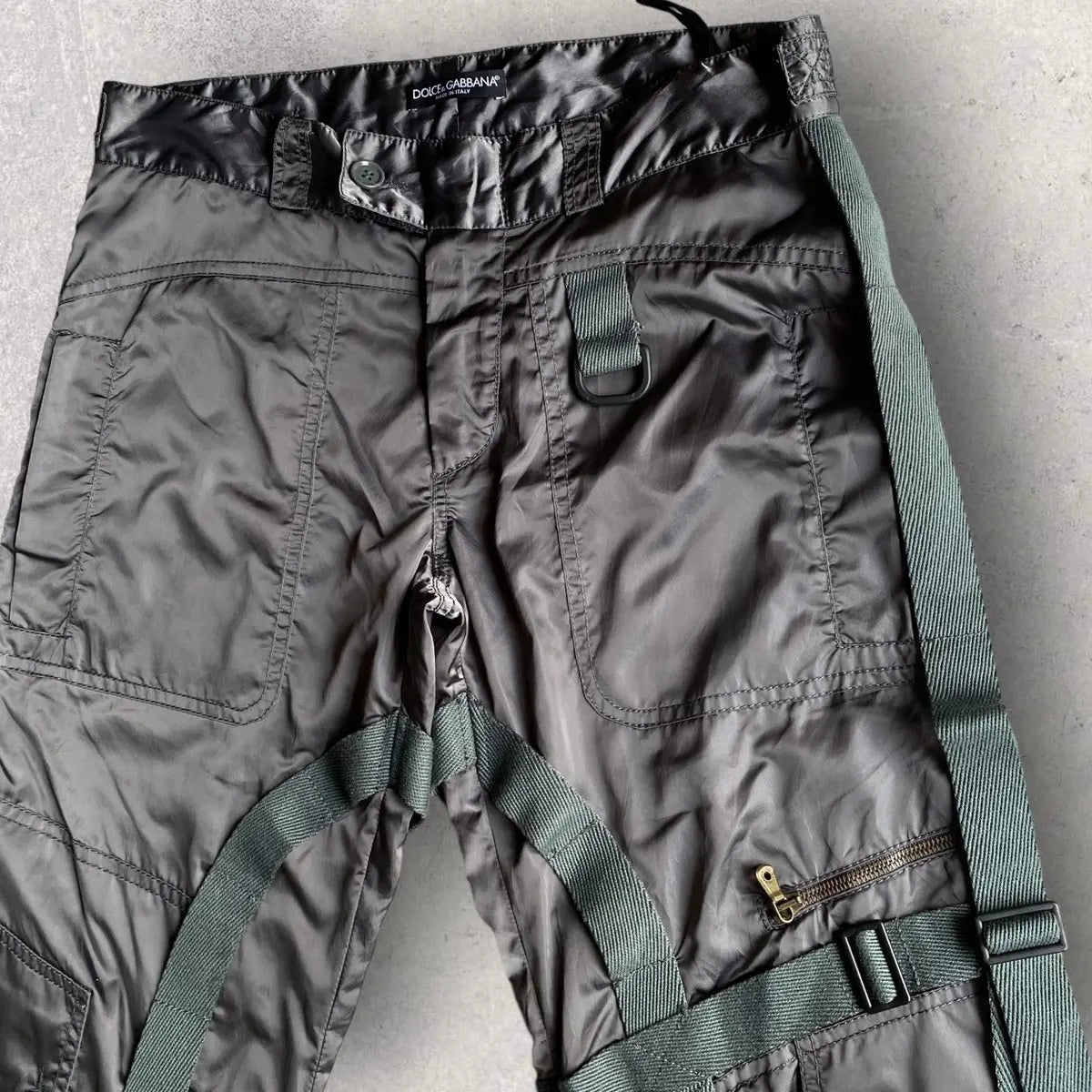 Dolce & Gabbana - FW03 Runway Parachute Bondage Nylon Pants
