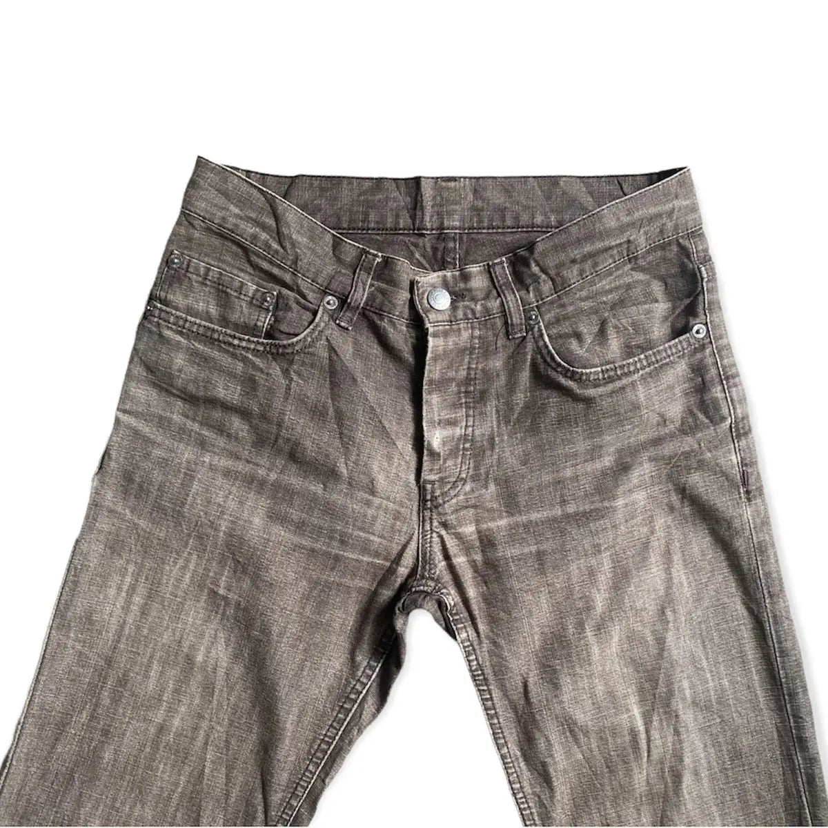 Helmut Lang - Archive Brown Elastic Denim