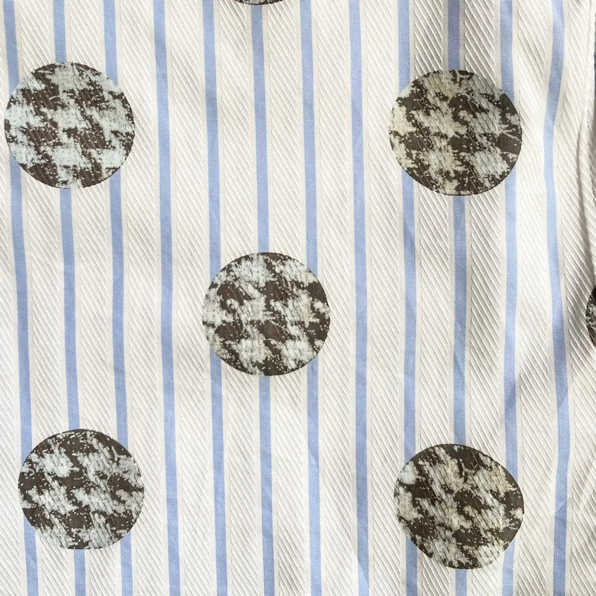 Comme des Garcons - Fall 10 Runway Strips Polka Dot Shirt