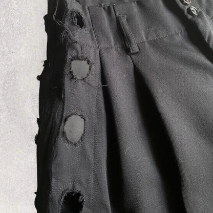Comme des garcons - 2015 Side Holes Pleats Shorts