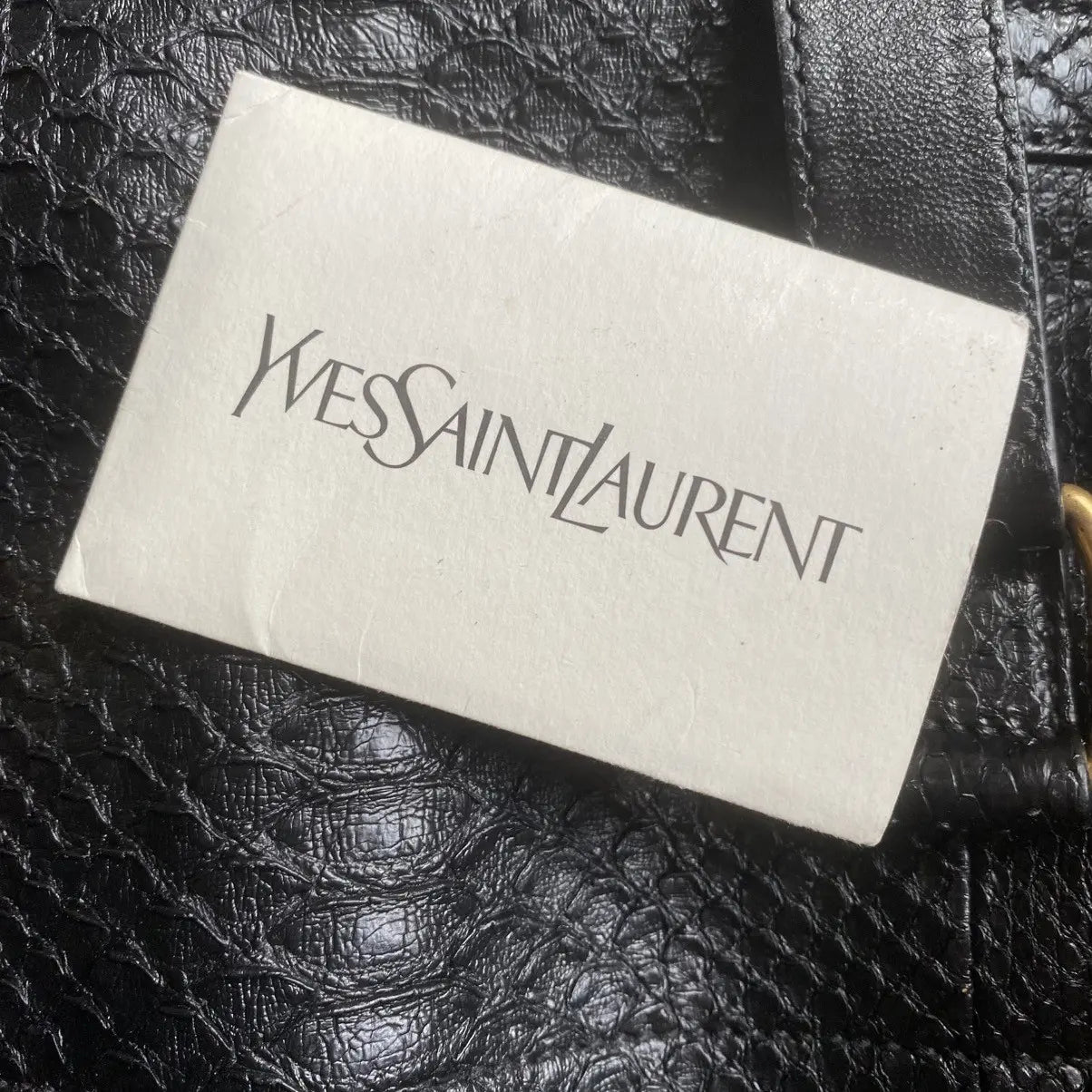 Yves Saint Laurent - YSL Python Leather Downtown Bag
