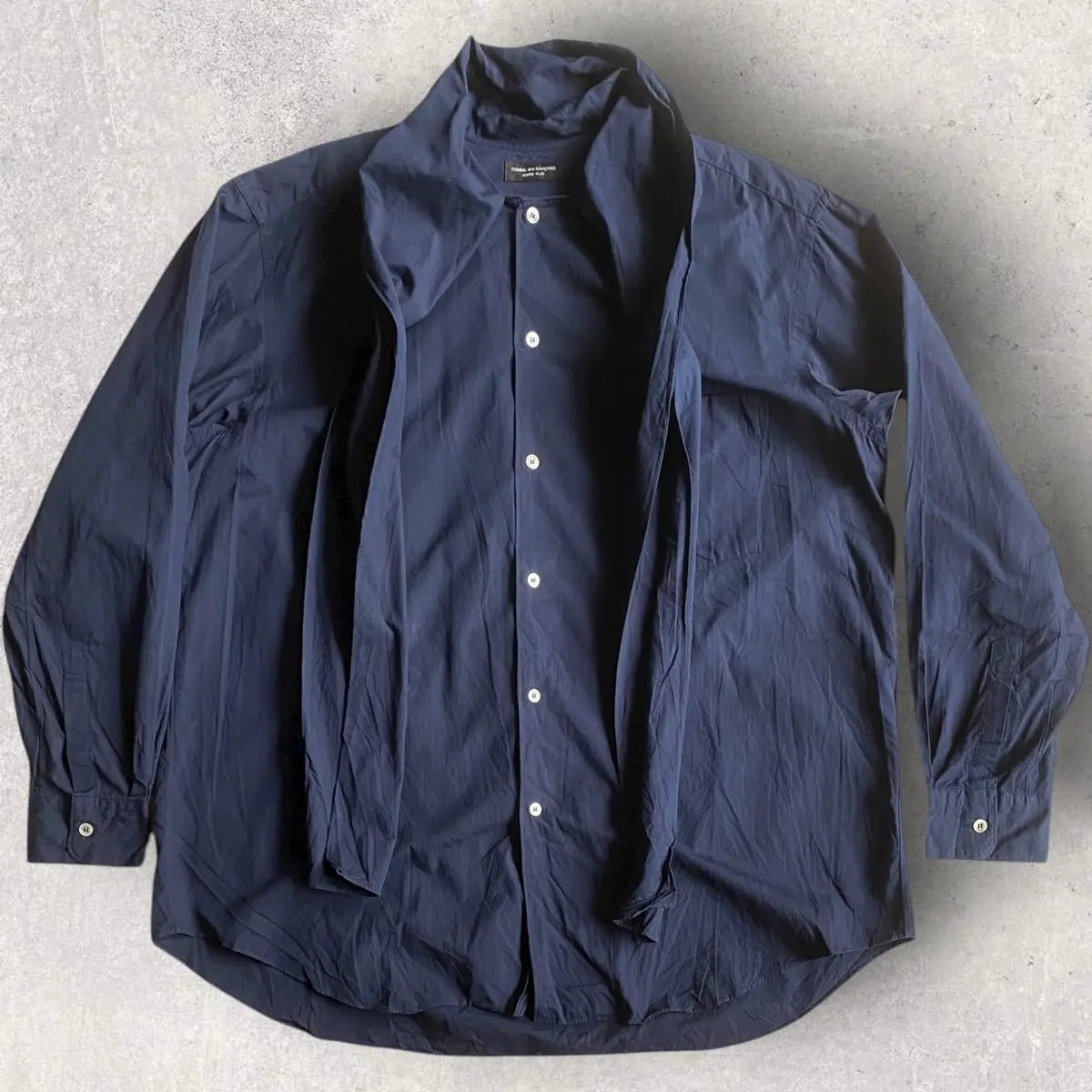 Comme des Garcons Homme Plus - Vintage 90’s Tie Collar Oversize Shirt