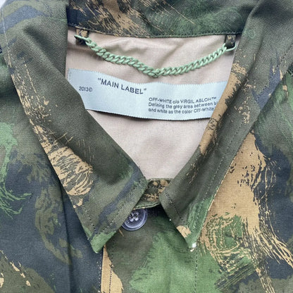 Off-White - AW19 Paint Brush Camo Field Jacket