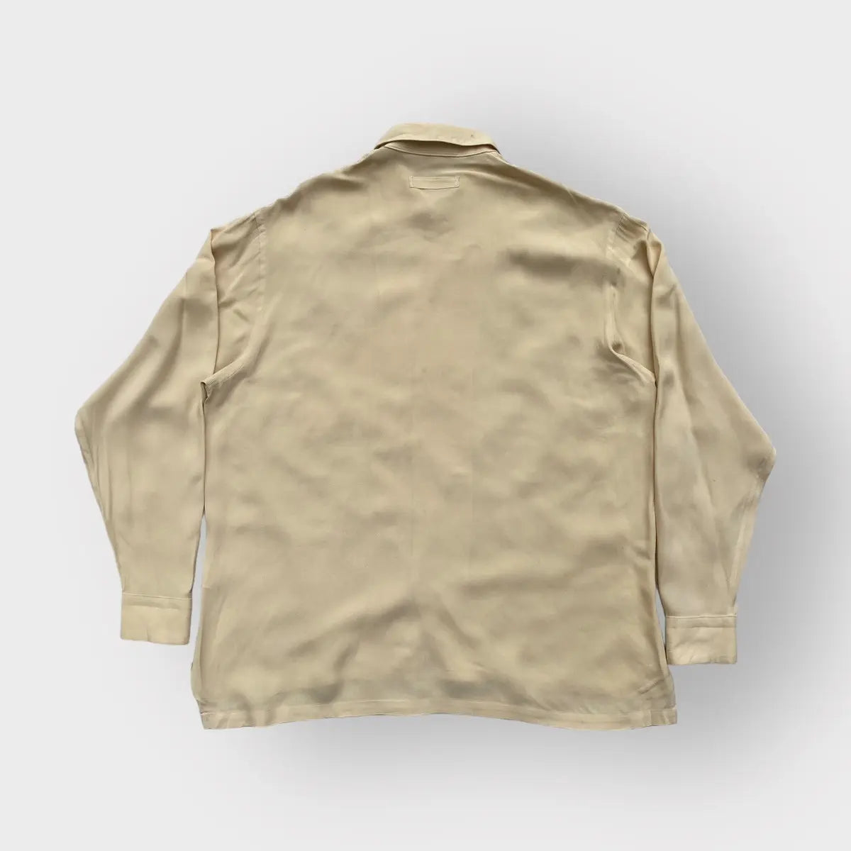 Yohji Yamamoto - Y’s Shirt For Men Embroidered Collar Oversized Rayon Shirt