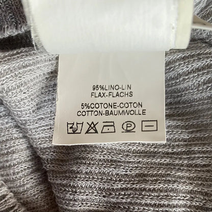 Raf Simons - SS10 Linen Knit Contrast Collar Sweater