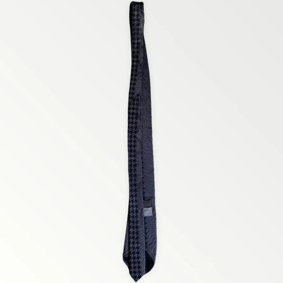 Yohji Yamamoto  Silk Houndstooth Tie