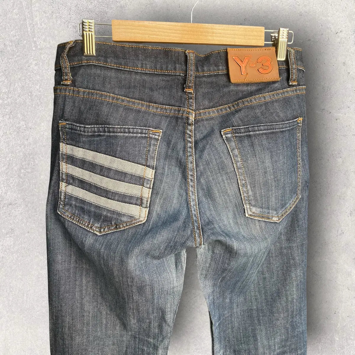 Yohji Yamamoto - Y3 Three Stripe Pocket Jeans