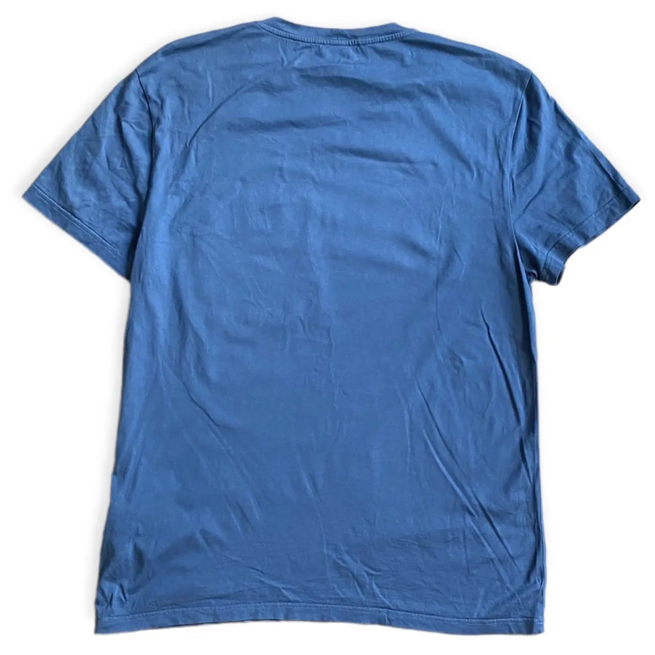 Berluti - Navy Blue Crew Neck Leather Trim Pocket T-Shirt