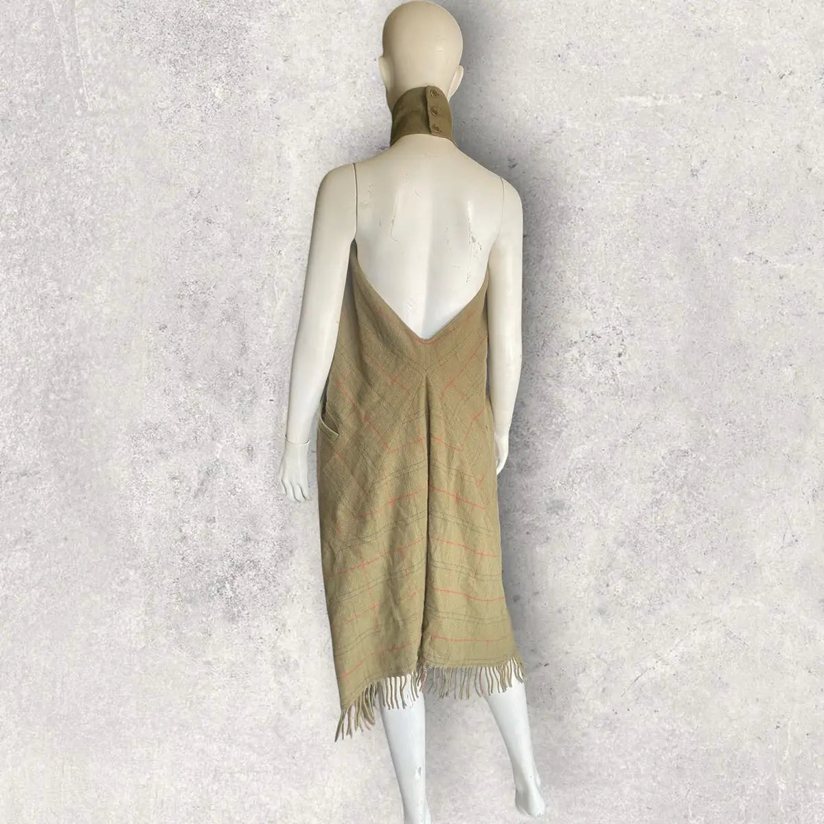 Alexander McQueen - Vintage Fall99 Runway Wool Plaid Frill Dress