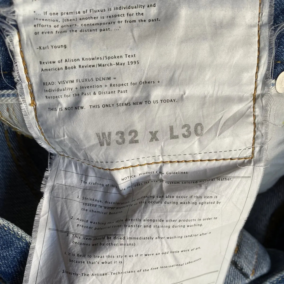Visvim - Social Sculpture 03D5 Jeans