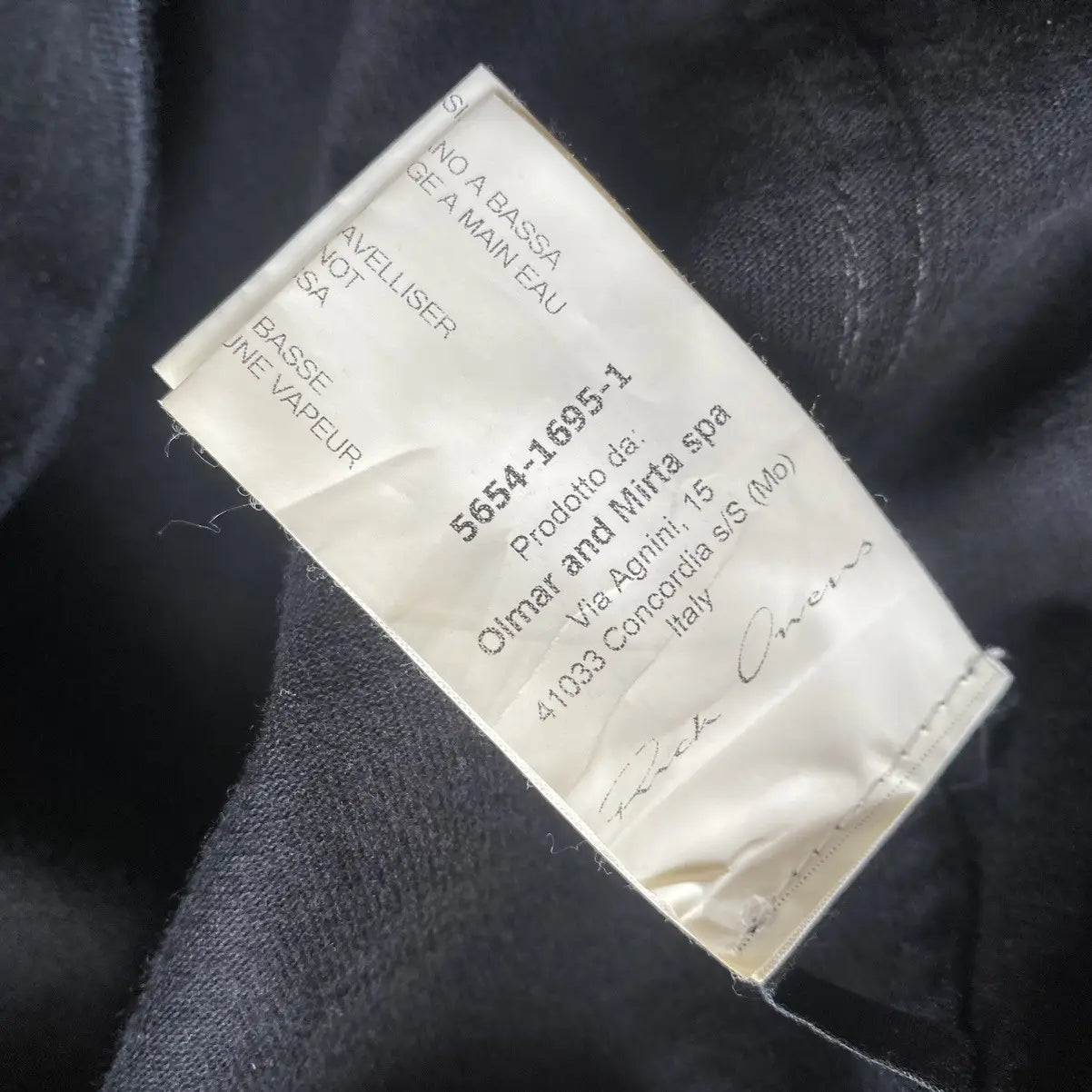 Rick Owens - SS15 “Sphinx” Jumbo T Shirt