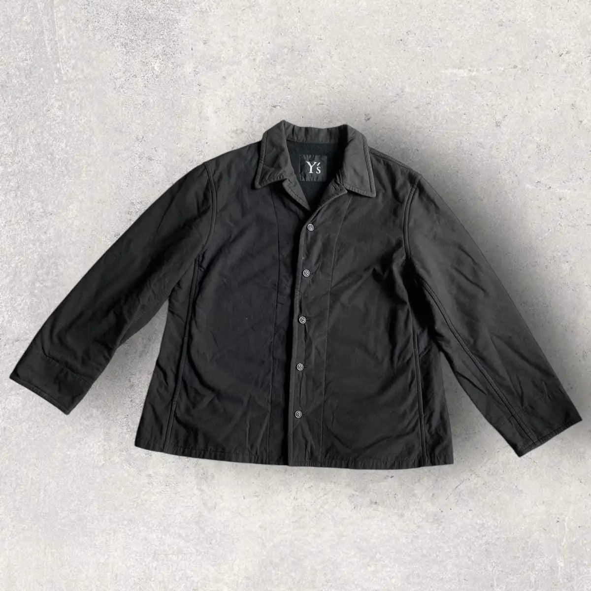 Yohji Yamamoto - Y’s Wool Lined Open Collar Jacket