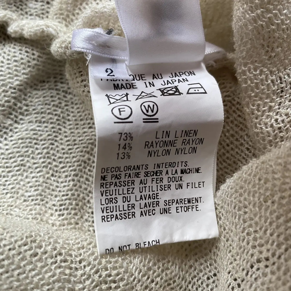 Yohji Yamamoto - Y’s Linen Blend Oversized Hoodie