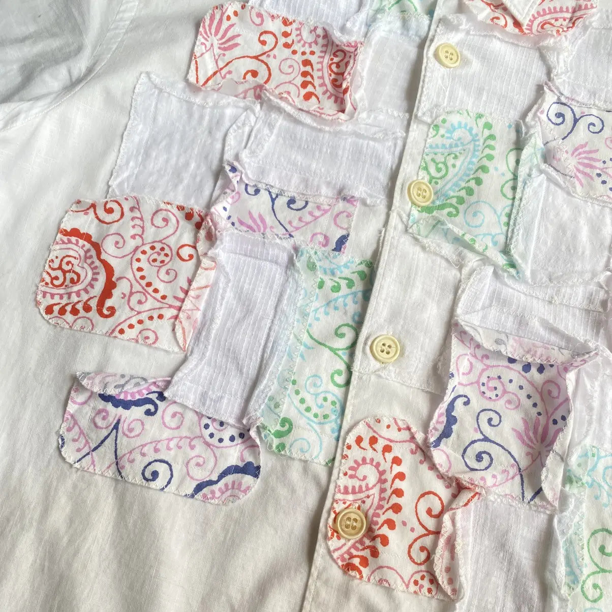 Comme des Garcons - Vintage 2003 Paisley Patchwork Shirt