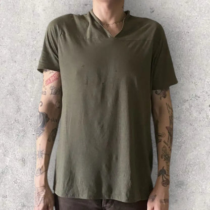 Maison Margiela - SS11 Cut And Sew V Neck T Shirt