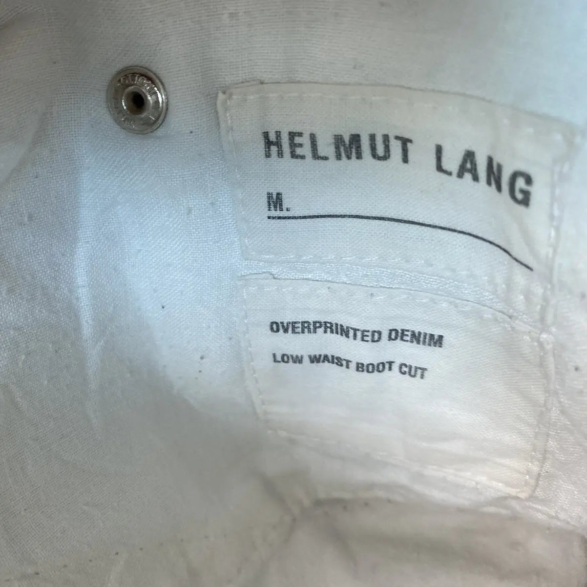 Helmut Lang - Archive Overprint Denim