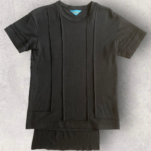 Undercover  Vintage - “Leaf” AW97-98 Stretch Wool PatchWork T Shirt
