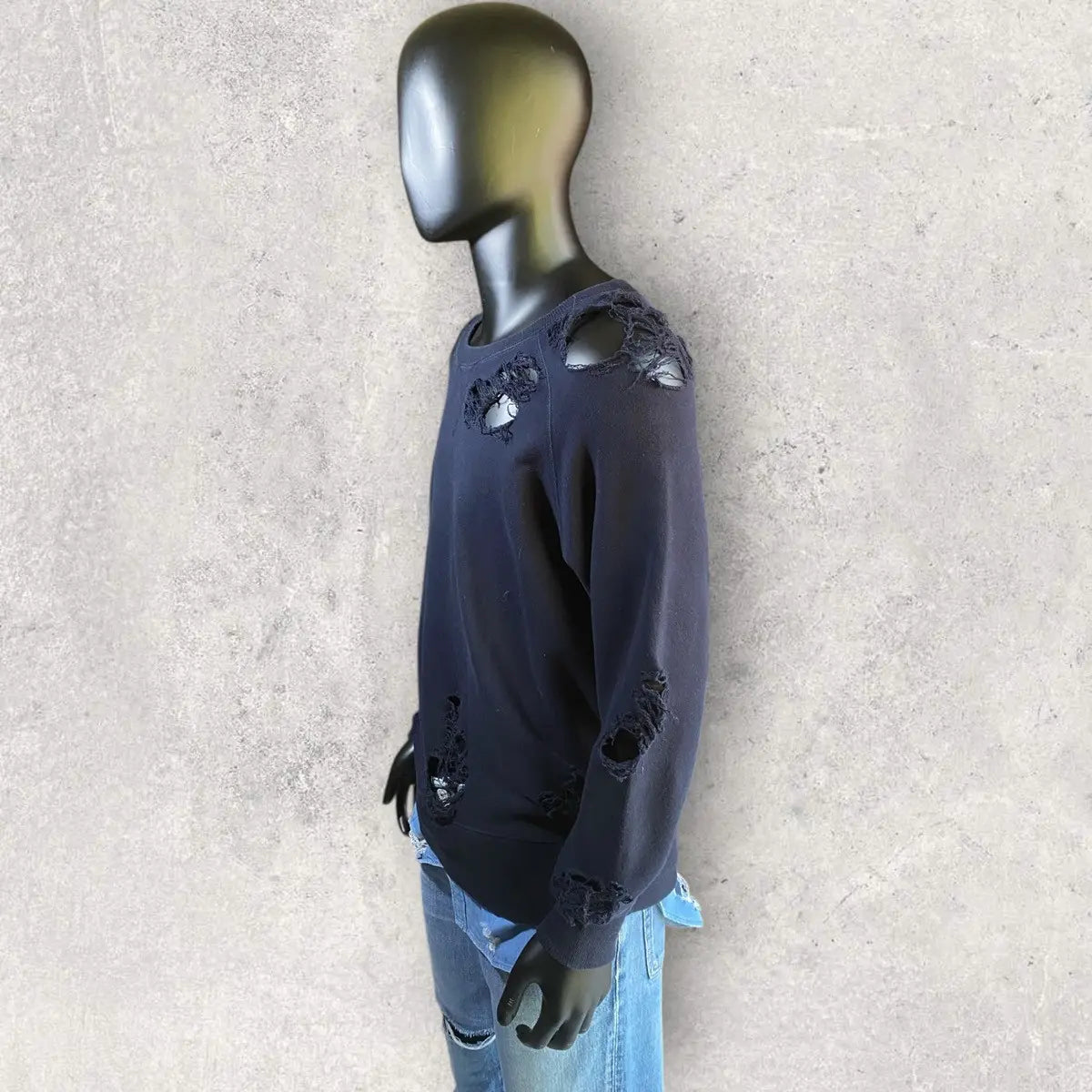 Maison MIHARA YASUHIRO - Miharayasuhiro Destroyed Layer Hem Sweater