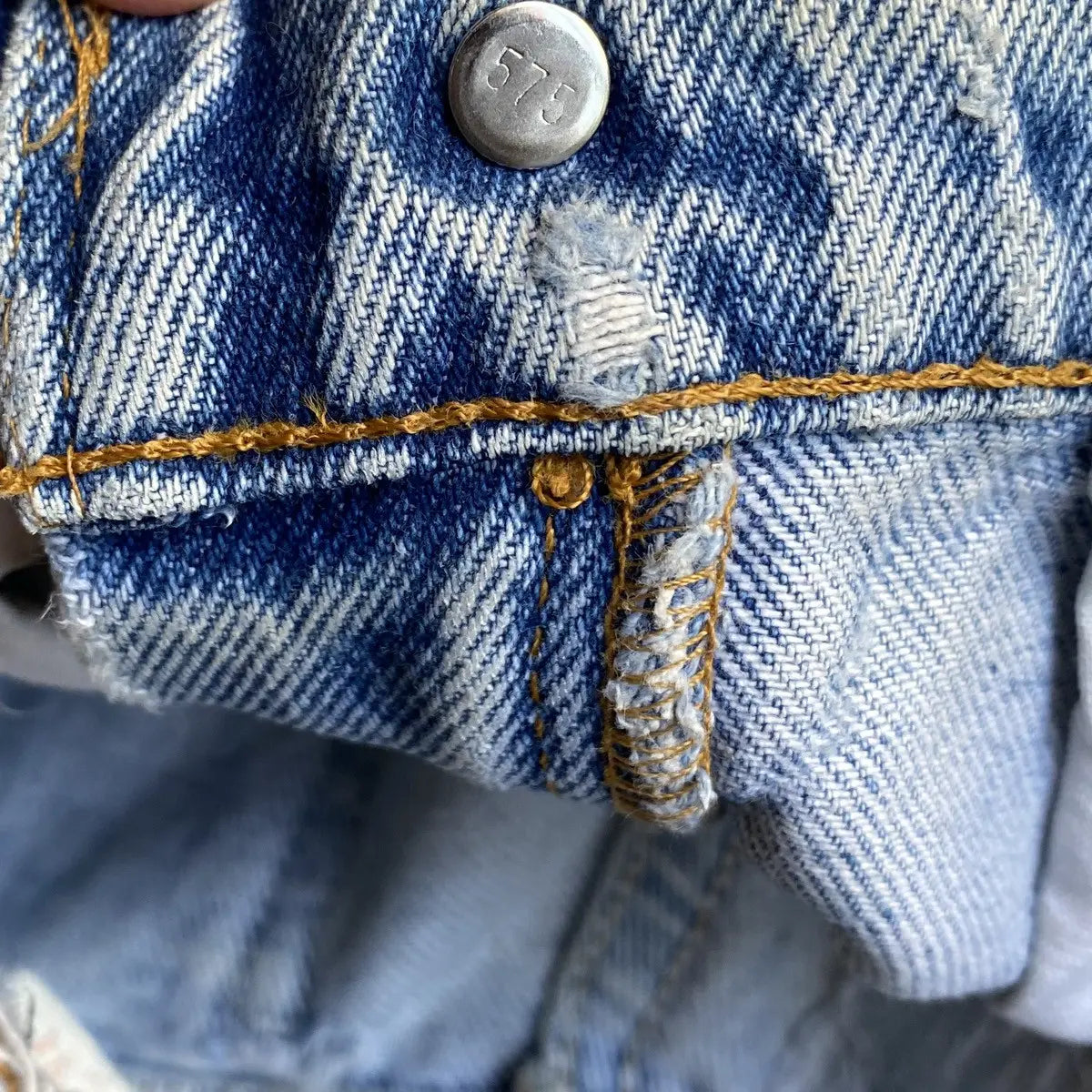 Levi's - Vintage 517 Orange Tab Sample Ripped And Repaired Bootcut