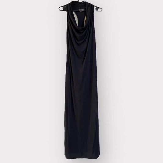 Helmut Lang - Drape Cowl Collar Jersey Maxi Dress