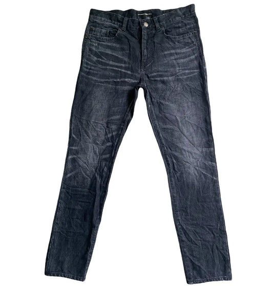 Saint Laurent Paris - Fall 18 Black Wash Distressed Jeans