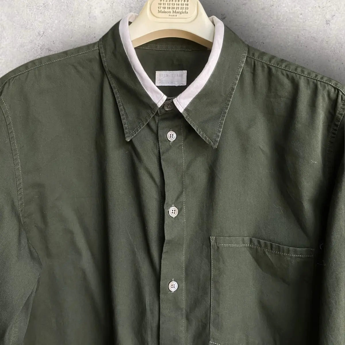 Helmut Lang - Archive 1998 Stripe Collar Shirt