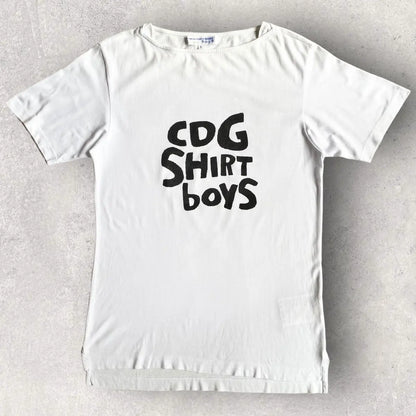 Comme des Garcons - SS17 Wide Neck Logo T Shirt