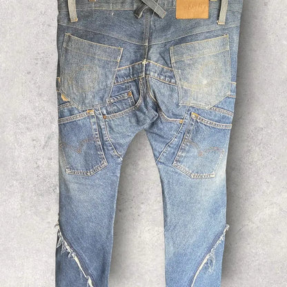 20471120 - Vintage Fall00 Paper Deconstructed Denim