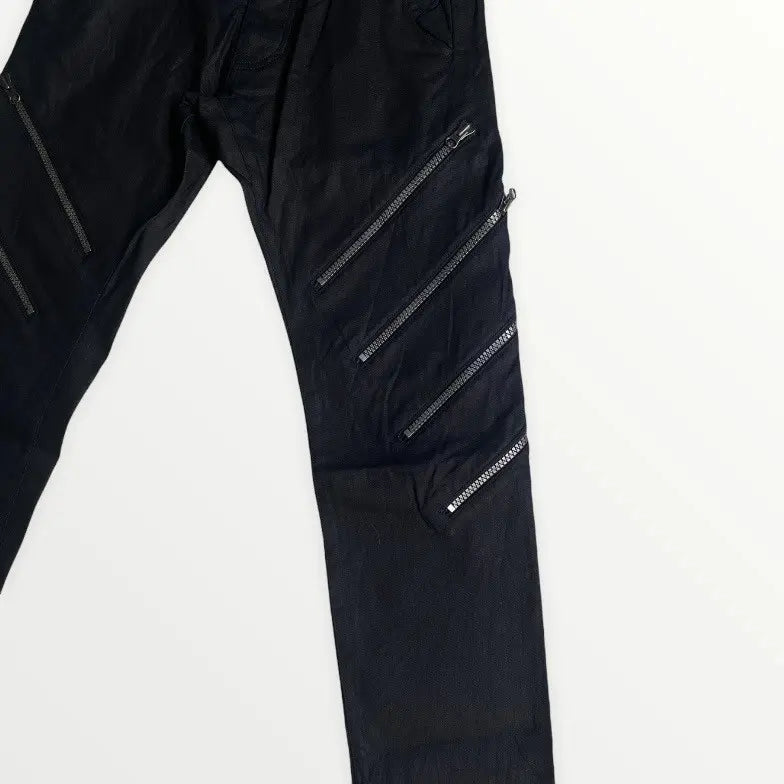 Vivienne Westwood - Resin Black Coated Zip Denim