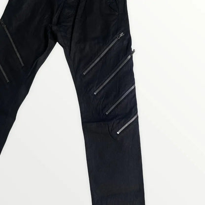 Vivienne Westwood - Resin Black Coated Zip Denim