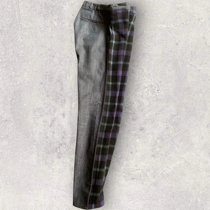 Comme des Garcons - Vintage AW00” Front Plaid Denim Pants