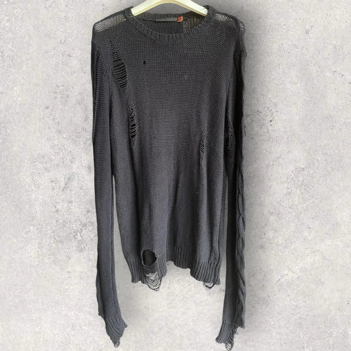 Undercover - AW05 Art And Craft Distressed Sweater