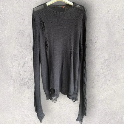 Undercover - AW05 Art And Craft Distressed Sweater