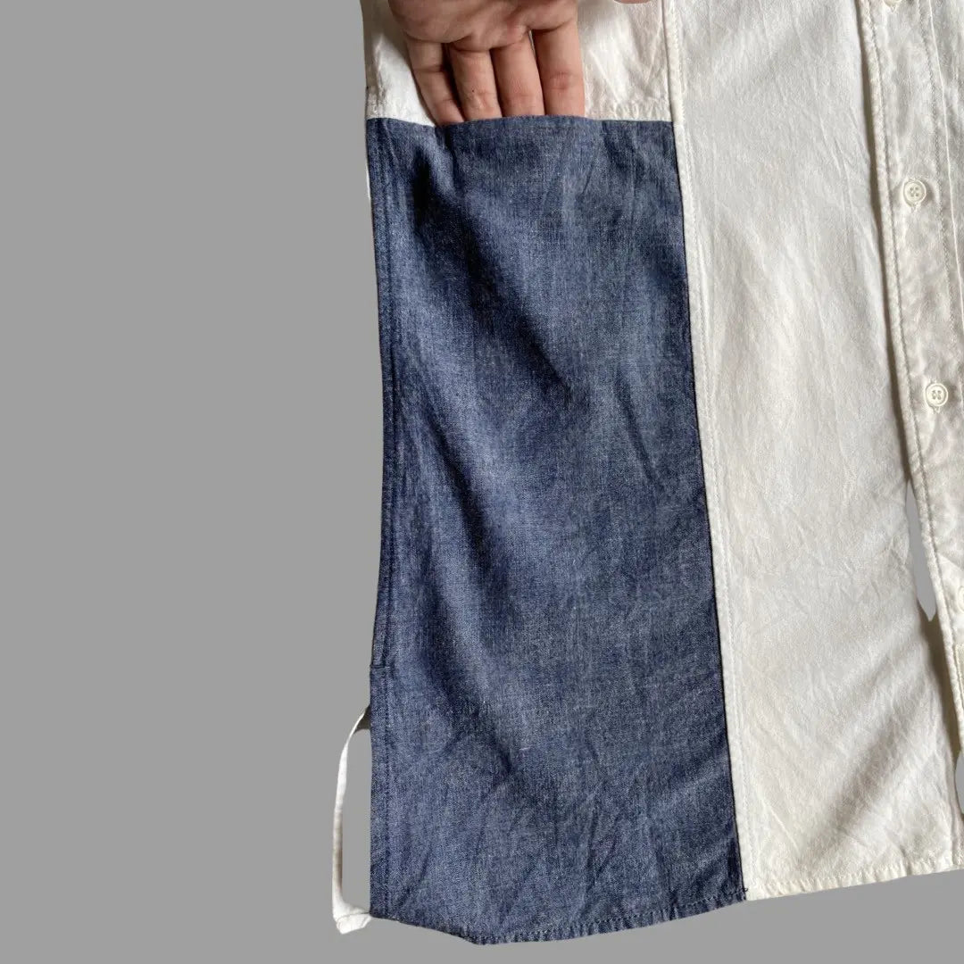 Yohji Yamamoto - Pour Homme Produce Denim Paychwork Shirt