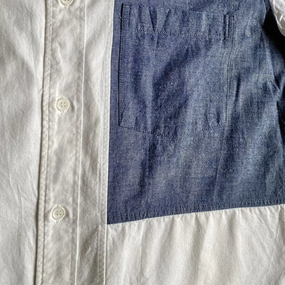 Yohji Yamamoto - Pour Homme Produce Denim Paychwork Shirt