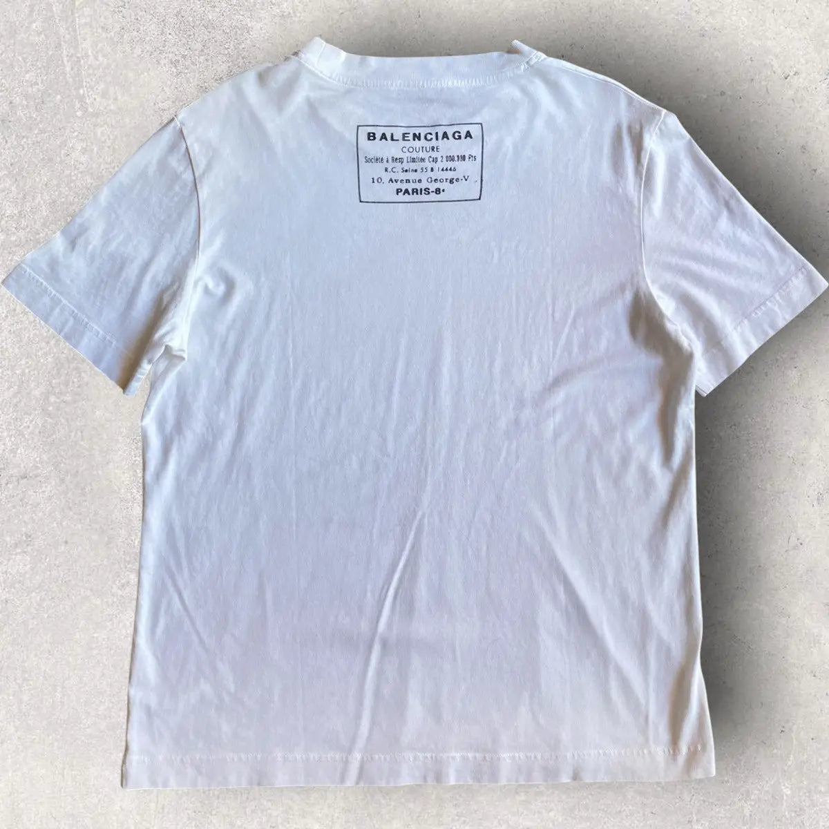 Balenciaga - Back Logo Stamp T Shirt