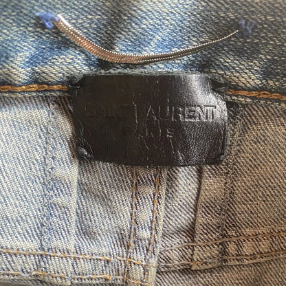 Saint Laurent Paris - Fall14 Destroyed Denim
