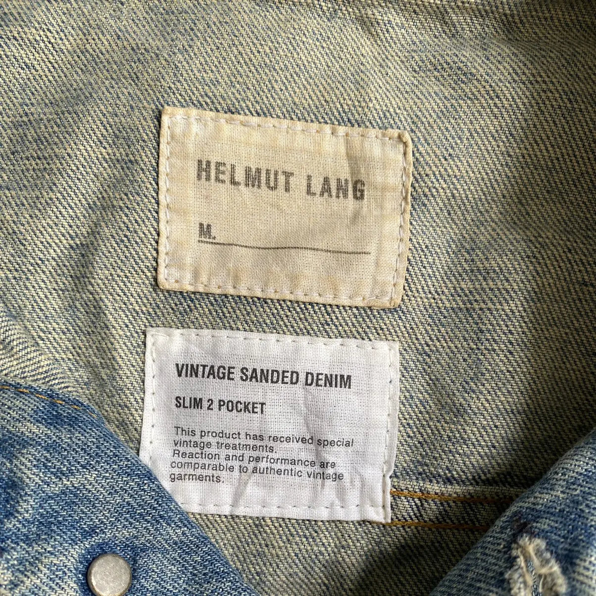 Helmut Lang - Archive Vintage Sanded Denim Jacket