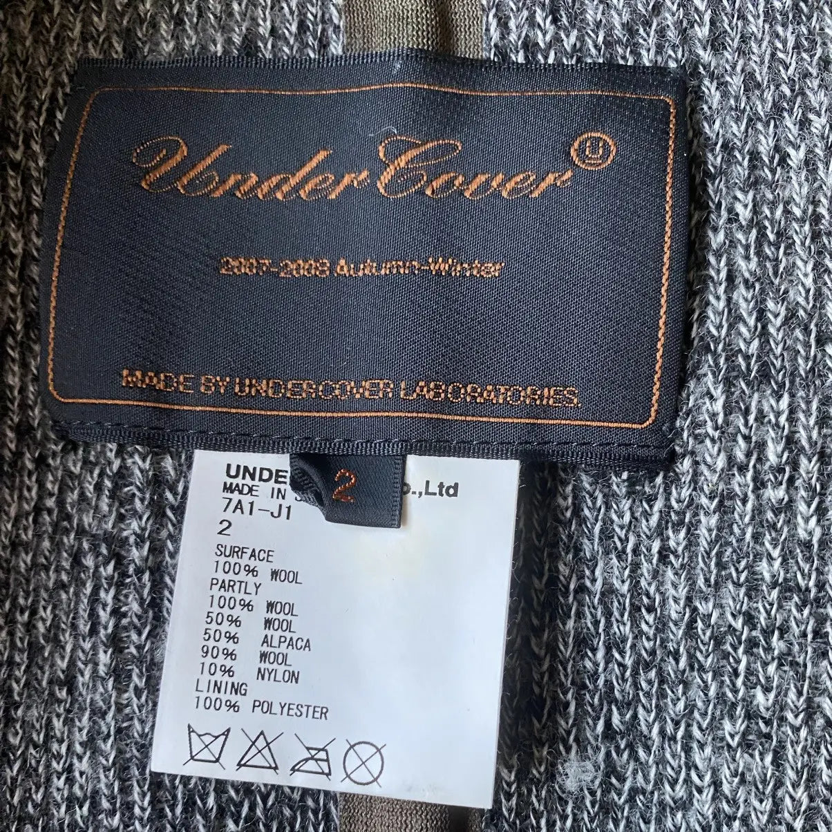 Undercover : Fall07 Runway Knit Panel Jacket