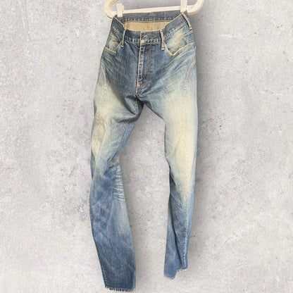 Undercover : AW10 “Avakareta Life” 3D Jeans
