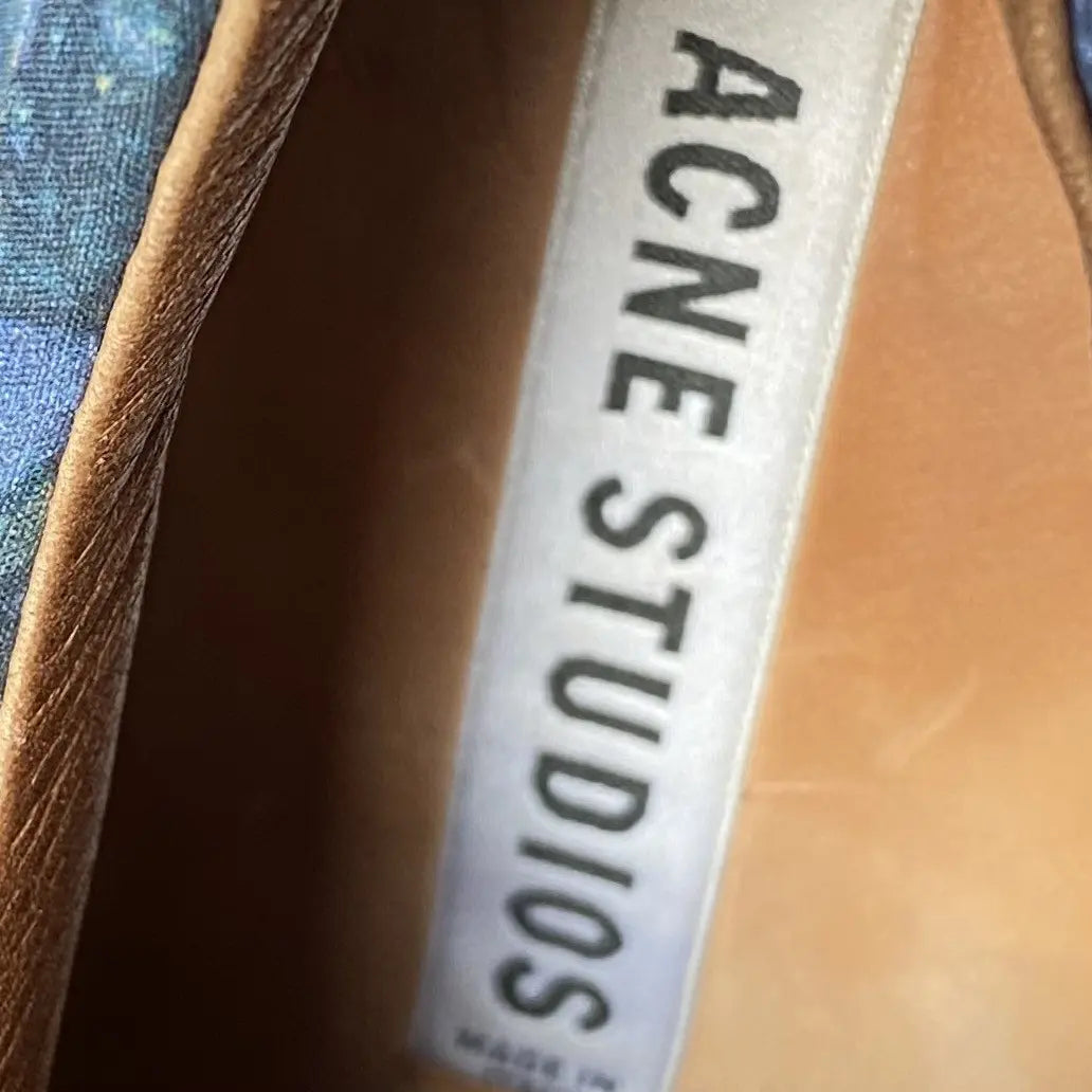 Acne Studios - Rare Fall13 Acne Studios Blue Marble Adrian Sneakers