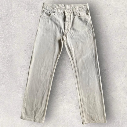 Helmut Lang - Archive Vintage White Denim Classic Cut