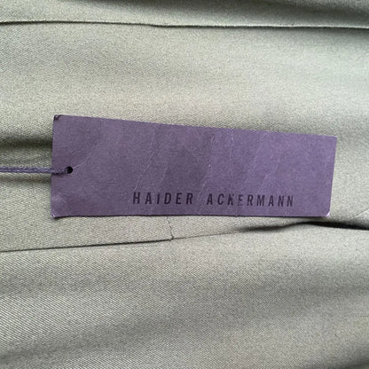 Haider Ackermann - SS20 Khaki Green Elastic Waist Band Trousers