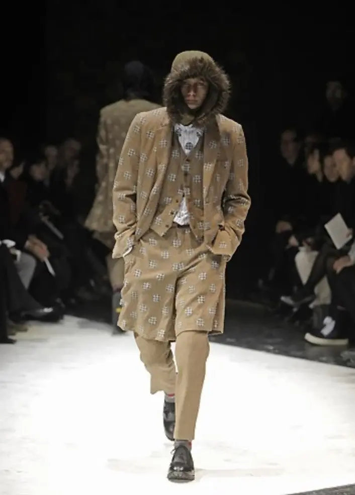 Comme des Garcons - Fall 10 Runway Strips Polka Dot Shirt