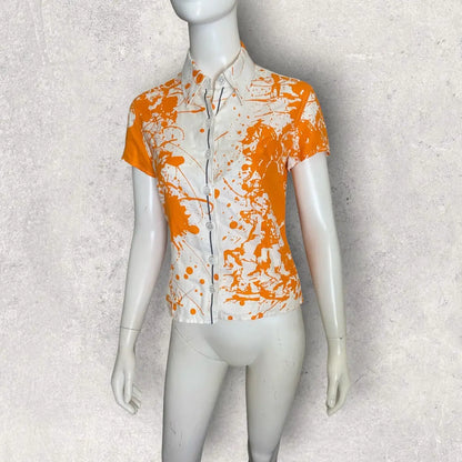 Hermes - SS04 By Margiela Cheval Suprise Button Front Shirt