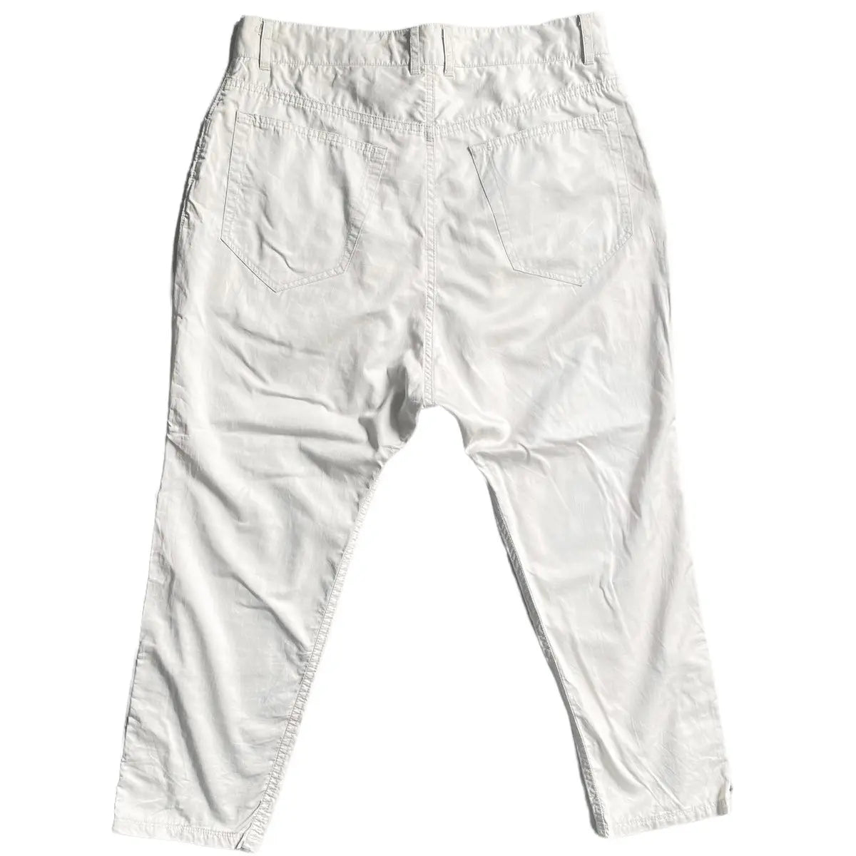 The Viridi-Anne - Drop Crotch Cropped Pants