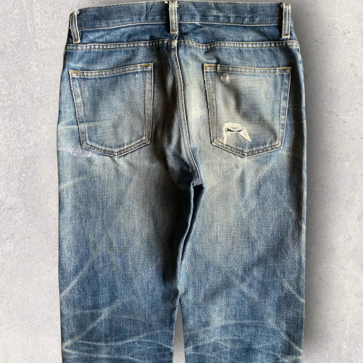 Helmut Lang - Vintage 1998 Helmut Lang Faded Denim